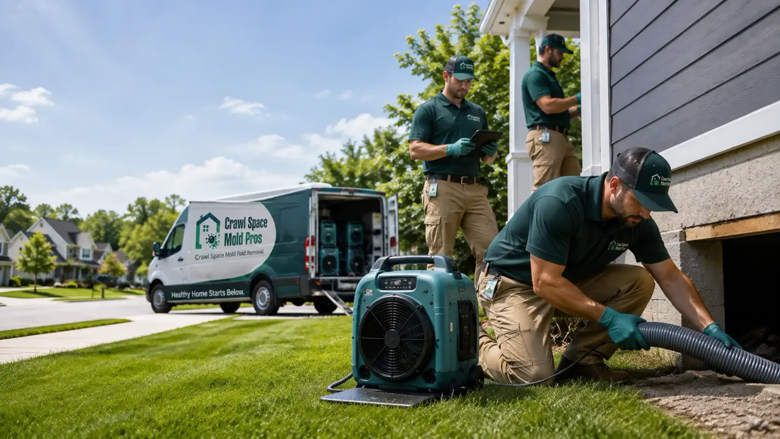 Crawl Space Mold Removal in De Soto, IL